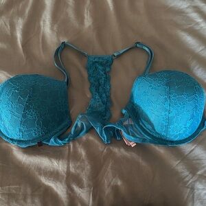 NWOT- Victoria’s Secret Lace Racerback Bra in Teal